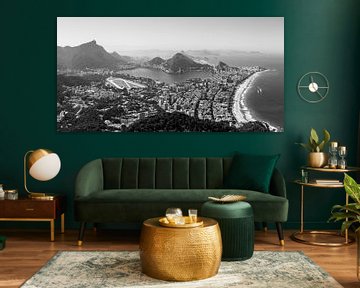Rio de Janeiro (Schwarz-Weiß) von Merijn Geurts