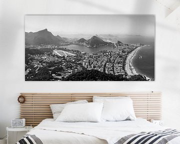Rio de Janeiro (Schwarz-Weiß) von Merijn Geurts