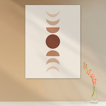 Moon Cycle Print by MDRN HOME