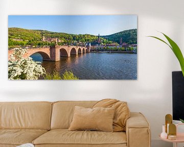 Le vieux pont et le château de Heidelberg sur Werner Dieterich