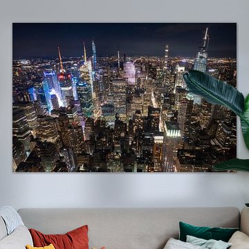 New York Skyline (USA) by Night