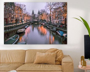 Spiegelgracht in Amsterdam van Romy Oomen