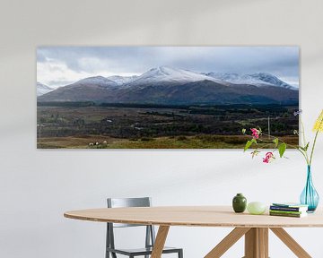 Snowy peaks in Scotland