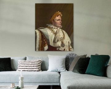 Porträt von Napoléon in seinen Krönungskleidern, Anne-Louis Girodet-Trioson