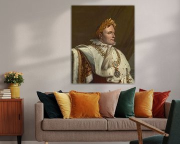 Portret van Napoléon in zijn kroningsrobots, Anne-Louis Girodet-Trioson