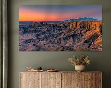 Panorama of the Badlands, Utah