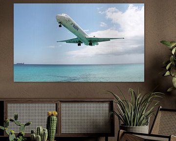 Insel air MD82 Maho beach
