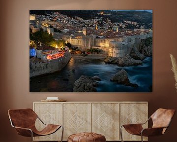 Dubrovnik 's nachts van Daan Kloeg