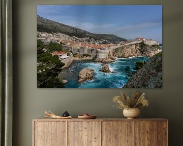 Dubrovnik avec la mer Adriatique sur Daan Kloeg