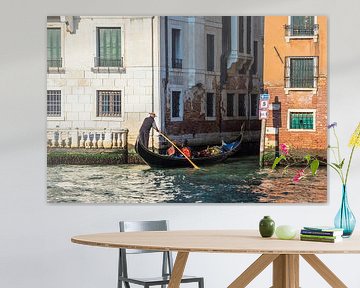 Vue du Canal Grande à Venise, Italie sur Rico Ködder