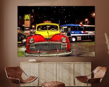 Yellow Cab, Taxi, DeSoto Chrysler sur Hans Levendig (lev&dig fotografie)
