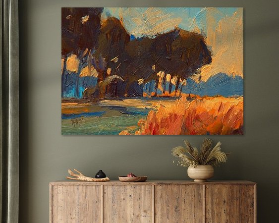 Example of the artwork in a room