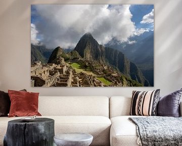 Vue de la vieille ville inca de Machu Picchu. Site du patrimoine mondial de l'UNESCO, Amérique latin sur Tjeerd Kruse