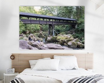 Irreler Wasserfallbrücke und Fluss von ProPhoto Pictures