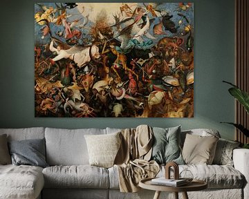 De val van de rebelse engelen, Pieter Bruegel de Oudere