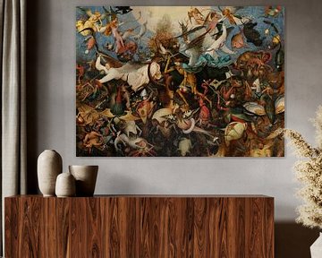 De val van de rebelse engelen, Pieter Bruegel de Oudere