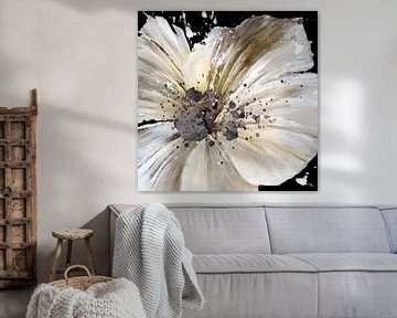 wit bloemig van Andreas Wemmje