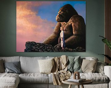 King Kong Gemälde von Paul Meijering