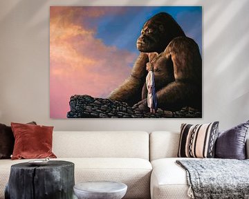 King Kong Schilderij
