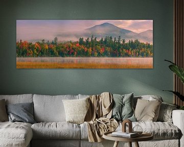 Automne à l'étang Connery dans le parc national des Adirondacks sur Henk Meijer Photography