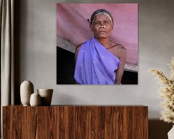 Femme aux caractéristiques traditionnelles d'Odisha sur Affect Fotografie