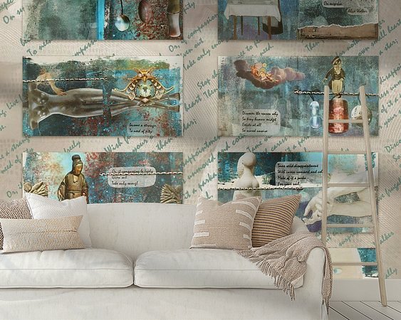 Example of the artwork in a room