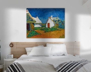 Weiße Hütten in Saintes-Maries, Vincent van Gogh