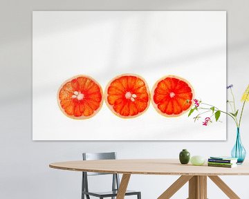 Grapefruit oranje van Anne-Marie Heesakkers