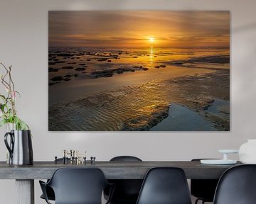 Das Wattenmeer in schönem Licht von Karla Leeftink