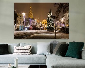 Kerst en sneeuw in Breda van Martijn Mureau