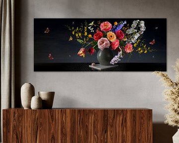 Panorama Still Königliche Blume Stillleben von Sander Van Laar
