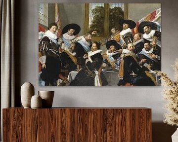 Banquet des officiers de la garde civile de Saint-Adrien (les calvinistes), Frans Hals