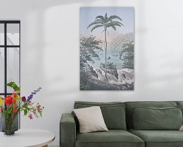 Paysage tropical au bord de la cascade sur Andrea Haase