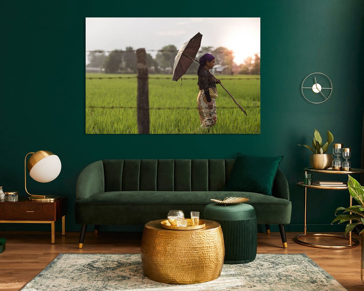 Example of the artwork in a room
