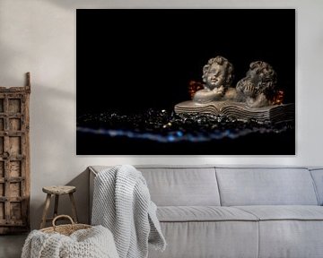 Concept Kerstmis : 2 engelen van Photoart-Naegele