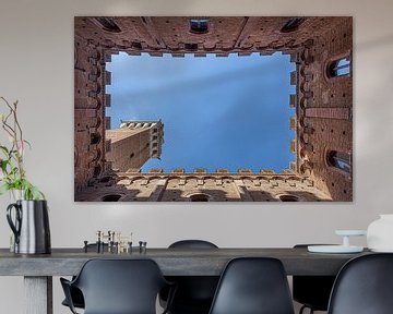 Siena Torre del Mangia by Dennis Eckert