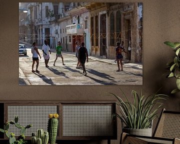 Volleybal in Havana van Dennis Eckert