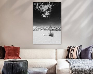 White Sands Impression | Monochrom von Melanie Viola