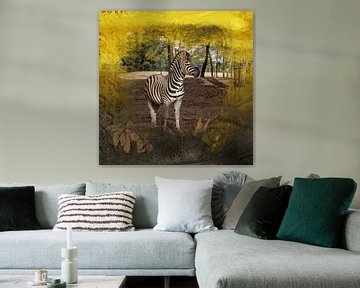 Zebra van Carla van Zomeren