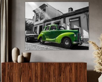 Green Austin A40 Devon oldtimer by Daan Duvillier