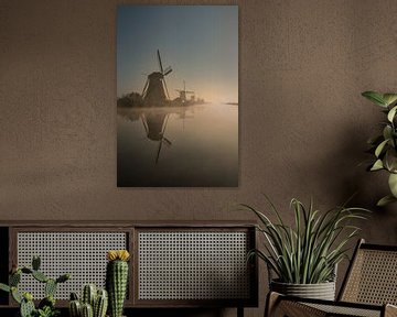 Mühlen Kinderdijk von Moetwil en van Dijk - Fotografie