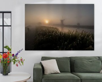 Mill at Kinderdijk by Moetwil en van Dijk - Fotografie