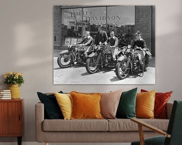 drei Jungen Harley Davidson von harley davidson