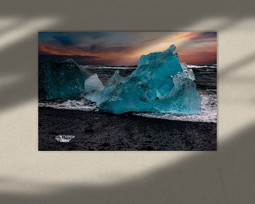 Eisberge am Strand Islands von Gert Hilbink