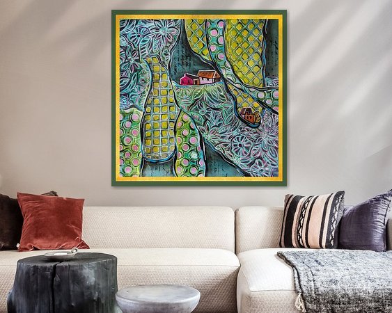 Example of the artwork in a room