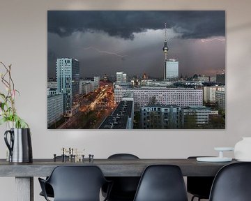 Thunderstorms over Berlin by Robin Oelschlegel