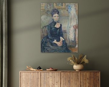 Portret van Leonie Rose Charbuy-Davy, Vincent van Gogh, Vincent van Gogh