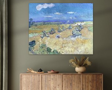 Weizenfelder mit Schnitter, Vincent van Gogh