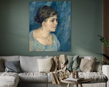 Porträt einer Frau in Blau, Vincent van Gogh