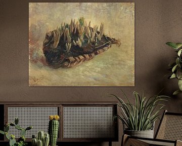 Stillleben mit einem Korb voller Krokusse, Vincent van Gogh